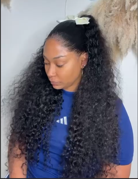 Pose Perruque Avec Lace Frontale Simple