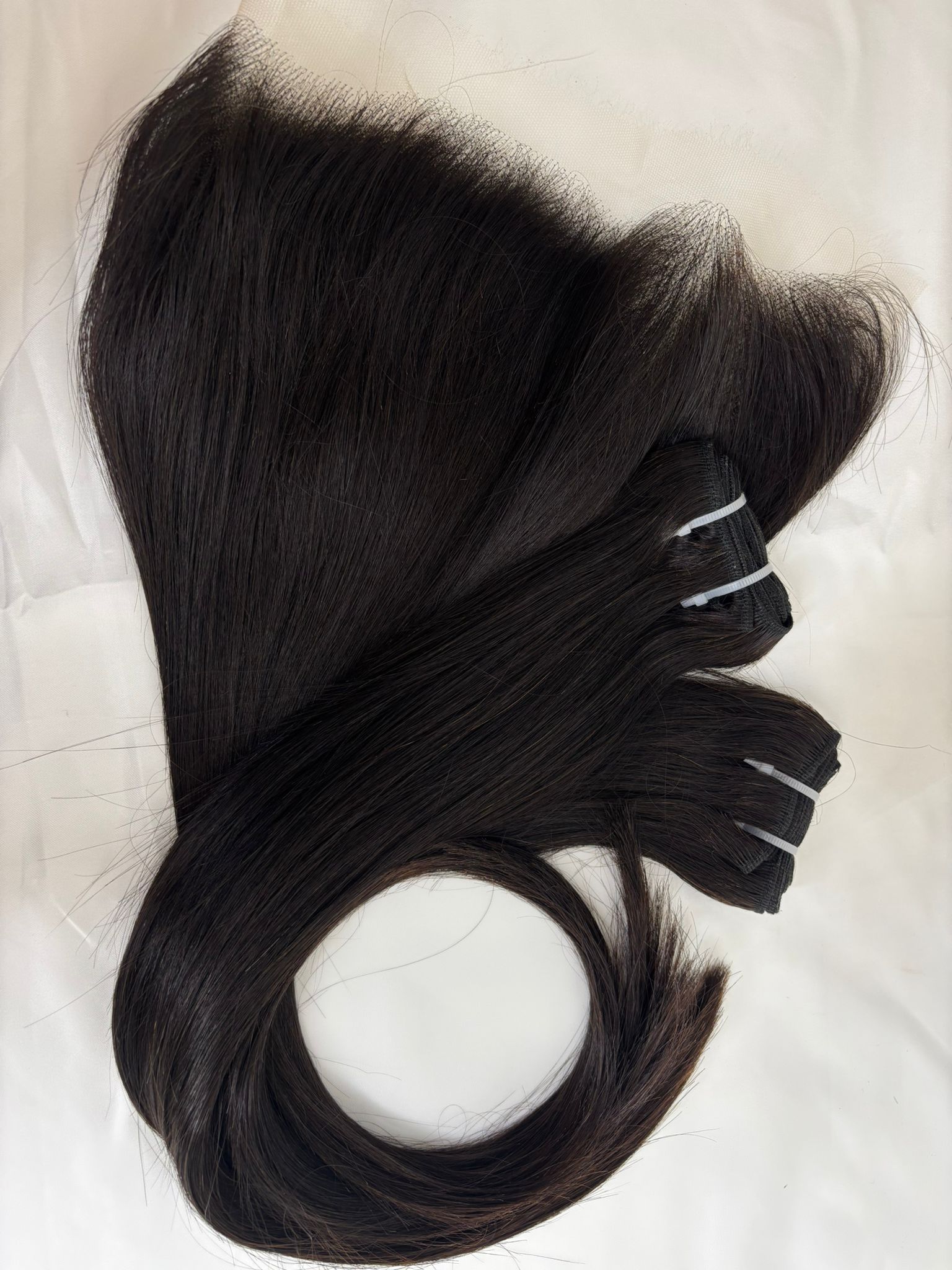 Lace HD 13x4, 12 pouces et 2 boules de mèches Virgin hair 20 pouces