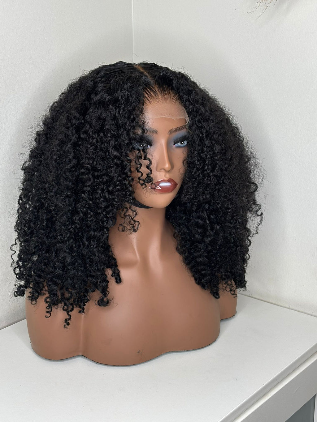 Kinky curly 20 pouces avec closure 5x5 HD
