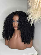 Kinky curly 20 pouces avec closure 5x5 HD